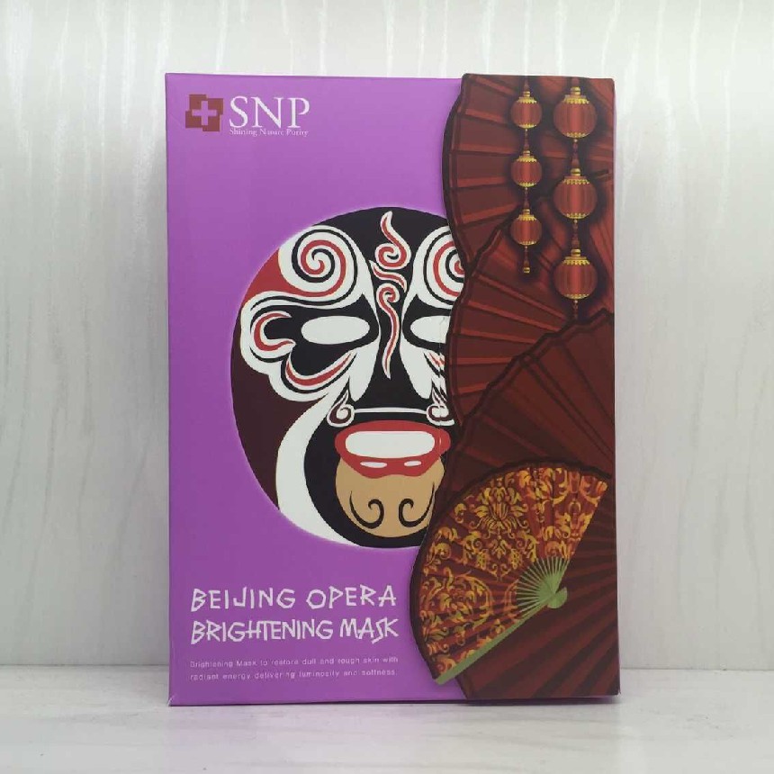 에스엔피 베이징 오페라 브라이트닝 마스크팩/ SNP/ 마스크팩