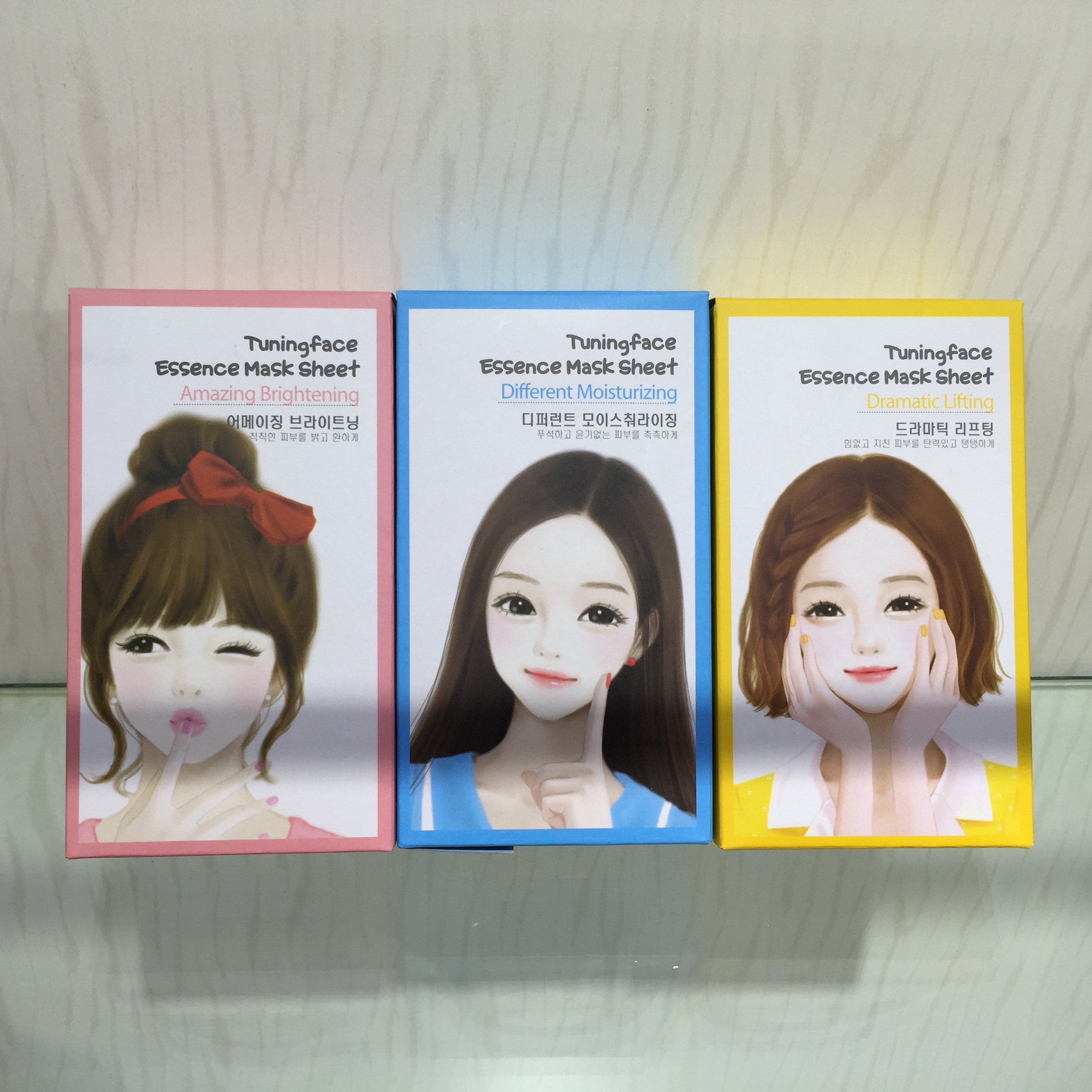 소녀 마스크팩/미백/수분/탄력/하얀팩