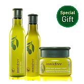 [보습패키지] 올리브 3종 SET 스킨180ML로션160ML크림50ML